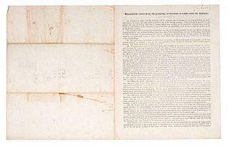 Kenton Harper, Regulations Concerning the Granting of Licenses to Trade with the Indians, Broadside 