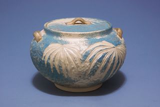 Rookwood Pottery Jar, Attri. Harriet Wenderoth