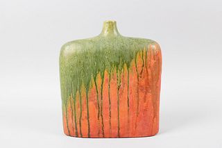 Mid Century Modern Oblong Fantoni Vase for Raymor
