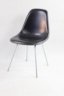Herman Miller Black Vinyl Eames Shell Chair