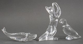 Baccarat Collectible Animal Crystal Figure, 3