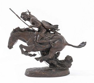 After Frederic Remington "The Cheyenne" Bronze00