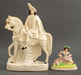 Staffordshire Ceramic Figurine 19th Century, 2