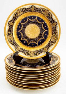 Bohemia "Royal Ivory" Porcelain Dinner Plates, 10