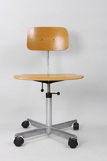 Danish Modern Rasmussen KEVI Rolling Swivel Desk Chair