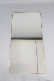 Large Minimalist Full Length Mirror, Thin Brass Frame, 2 of 2