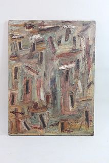 Abstract Textured Painting, Signed Lorese Phillip 1988