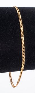 10K Yellow Gold Chain Bracelet