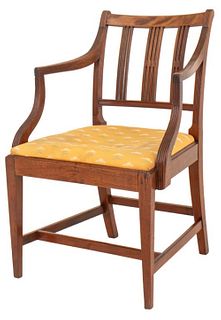 George III Sheraton Style Arm Chair