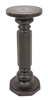 Victorian Ebonized Pedestal, c. 1900