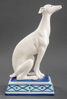 Fitz & Floyd Whippet Porcelain Sculpture