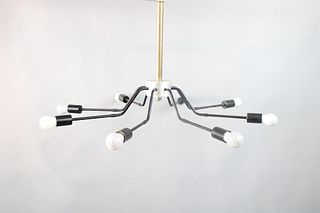 Mid Century Modern Handmade Spider Shaped Sputnik Hanging Light Chandelier