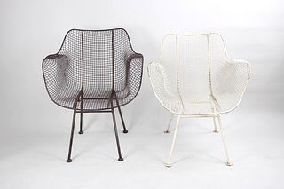 Pair of Modern Russell Woodard Sculptura Patio Chairs