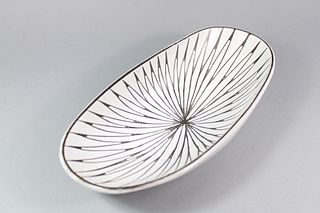 Mari Simmulson for Upsala Ekeby Ceramic Dish, Mid Century Modern