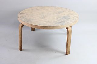 Alvar Aalto Low Round Coffee Table