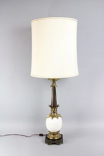 Hollywood Regency Stiffel Ceramic Ostrich Egg Lamp