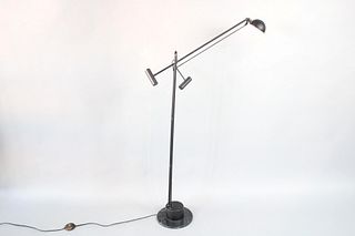Postmodern Articulated Crane Form Floor Lamp