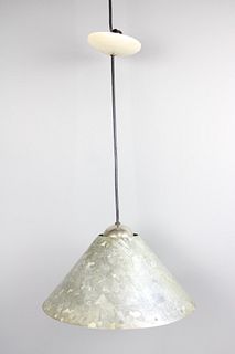 Postmodern Galvanized Hanging Pendant Light