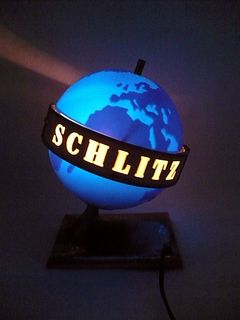 1956 Schlitz Beer rotating light Motion Sign Milwaukee Wisconsin