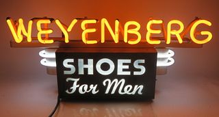 1945 Weyenberg Shoes For Men Neon Sign 