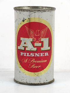 1956 A-1 Pilsner Beer 12oz 31-28.1 Flat Top Can Phoenix Arizona