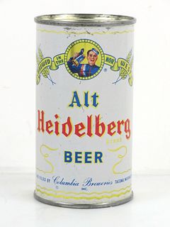 1952 Alt Heidelberg Beer 12oz 30-18 Flat Top Can Tacoma Washington