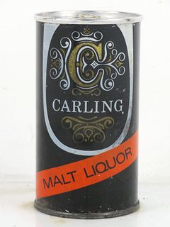 1965 Carling Malt Liquor 12oz T54-05z Zip Top Can Atlanta Georgia