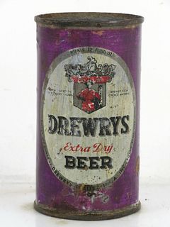 Unpictured 1957 Drewrys Extra Dry Beer (purple sports) 12oz Flat Top Can South Bend Indiana