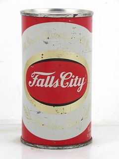 1960 Falls City Premium Beer (Dull Gold) 12oz 61-31v.1 Flat Top Can Louisville Kentucky