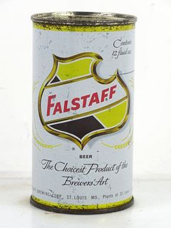 1958 Falstaff Beer 12oz 62-08.2 Flat Top Can Saint Louis Missouri
