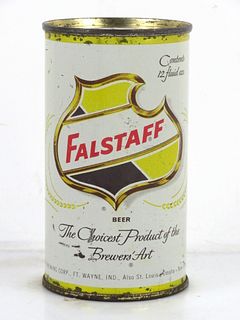 1955 Falstaff Beer 12oz 61-37 Flat Top Can Fort Wayne Indiana