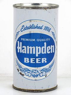 1960 Hampden Beer 12oz 80-03 Flat Top Can Willimansett Massachusetts