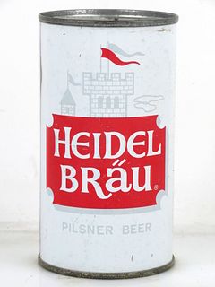 1960 Heidel Bräu Beer 12oz 81-06 Flat Top Can La Crosse Wisconsin