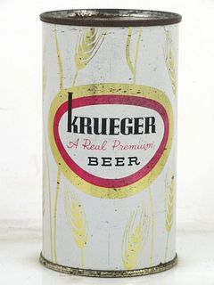 1961 Krueger Beer 12oz 90-24.1 Flat Top Can Newark New Jersey