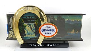 1958 Olympia Beer Moving Waterfall Sign Tumwater Washington