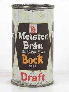 1967 Meister Brau Bock 12oz 99-08 Flat Top Can Chicago Illinois