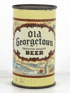 1950 Old Georgetown Beer 12oz 106-17 Flat Top Can Washington District Of Columbia