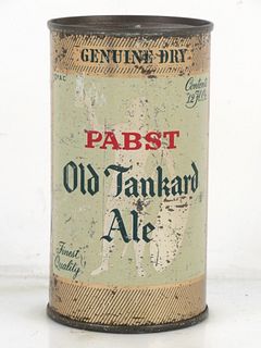 1959 Pabst Old Tankard Ale 12oz 111-04 Flat Top Can Milwaukee Wisconsin