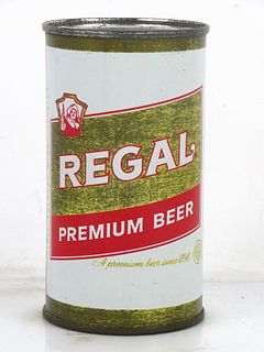 1960 Regal Premium Beer 12oz 121-32 Flat Top Can Miami Florida