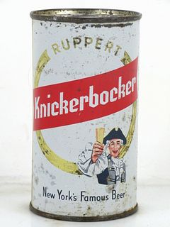 1956 Ruppert Knickerbocker Beer 12oz 126-20.1a Flat Top Can New York New York