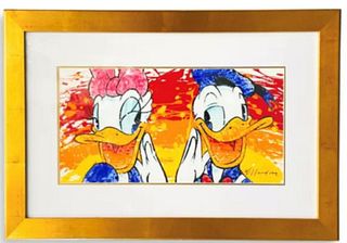 David Willardson Serigraph on paper  "Daisy Donald Duck"
