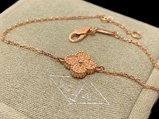 Van Cleef & Arpels Sweet Alhambra bracelet 18k rose gold