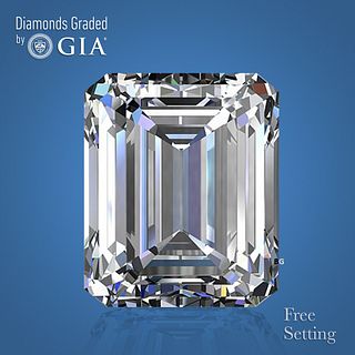 NO-RESERVE LOT: 1.51 ct, G/IF, Emerald cut GIA Graded Diamond. Appraised Value: $43,200 