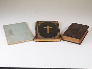 Collection of Three Religious Books~ Common Prayer, Evangeline & Church Book