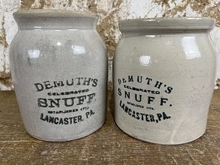 Demuth's Snuff Crocks