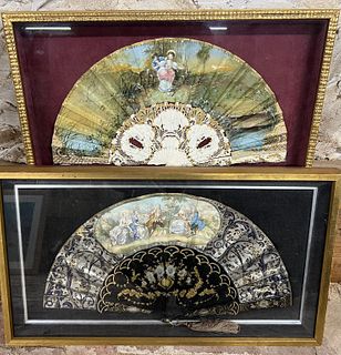 Two Shadowboxes With Fans
