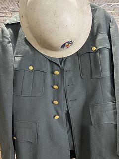 Military Helmet and Uniform