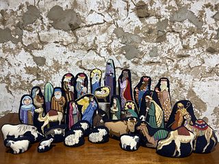 Needlework Nativity