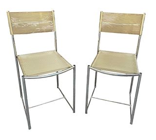 GIANDOMENICO BELOTTI For ALIAS ITALY Spaghetti Chairs, Pair