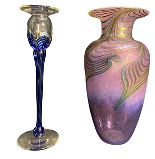 Art Glass Vase, ROBERT HELD 